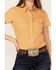 Image #3 - Wrangler Retro Women's Geo Print Short Sleeve Western Shirt, Rust Copper, hi-res