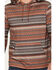 Image #3 - RANK 45&reg; Men's Stone Mesa Southwestern Print Tech Hooded Long Sleeve Shirt, Brown, hi-res