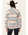 Image #4 - Outback Trading Co Women's Lorelei Southwestern Thunderbird Print Long Sleeve Snap Performance Shirt, Tan, hi-res