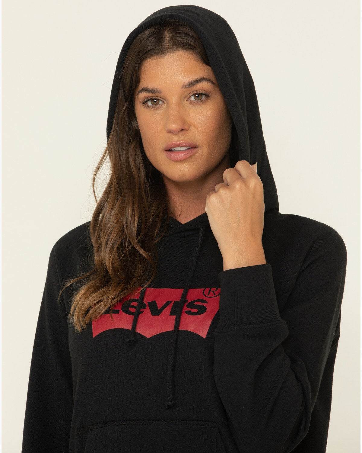 levis black hoodie womens