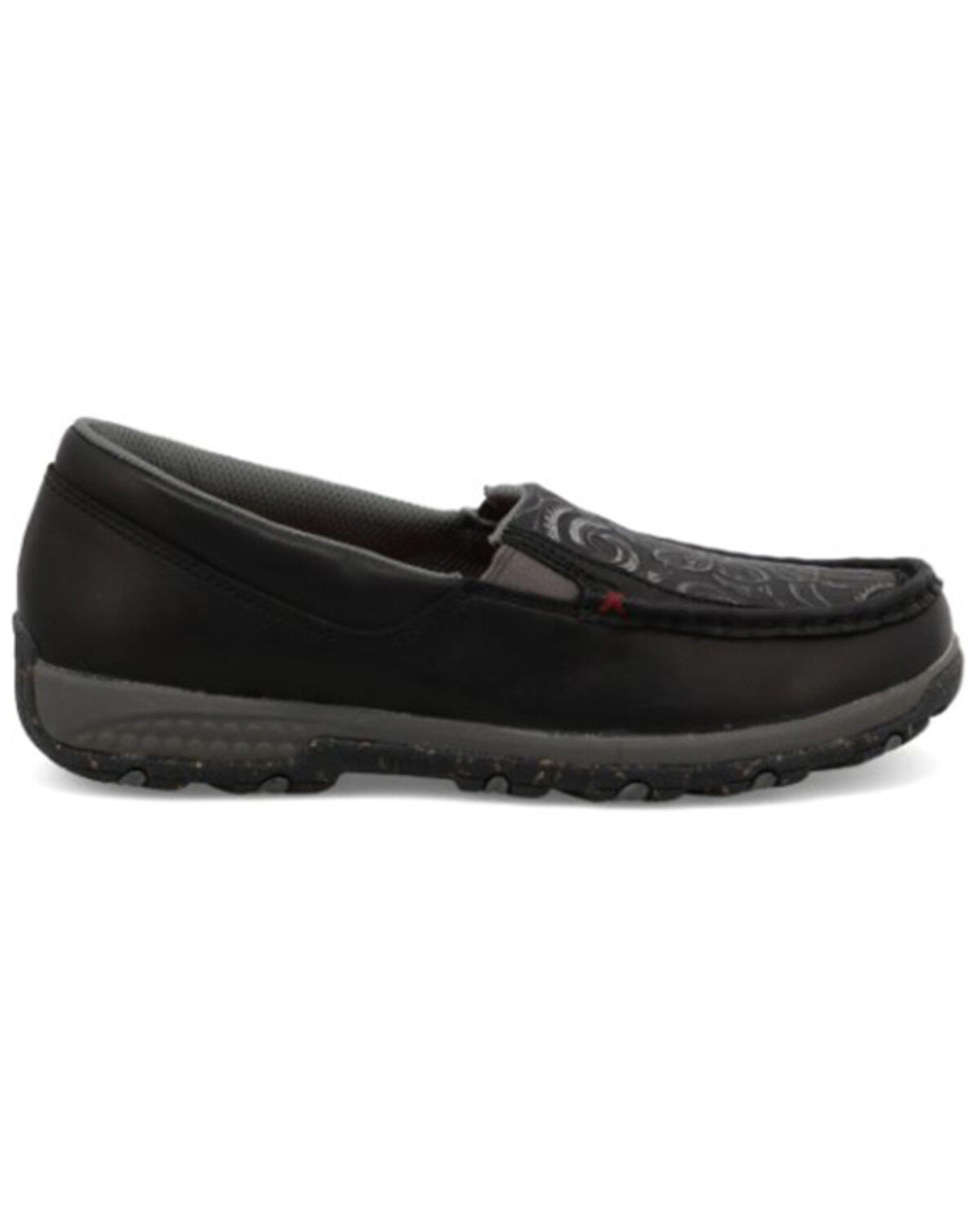 Image #2 - Twisted X Women's Slip-On Driving Mocs, Black, hi-res