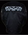 Image #2 - Milwaukee Leather Men's Reflective Skulls Textile Jacket, Black, hi-res