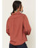 Image #4 - Kimes Ranch Women's Mae Floral Embroidered Long Sleeve Snap Relaxed Fit Western Shirt, Red, hi-res