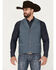 Scully Men's Ranchwear Vest, Blue, hi-res