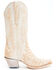 Dan Post Women's Caiman Print Western Boots - Snip Toe, Peach, hi-res
