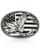 Image #1 - Montana Silversmiths Men's In God We Trust Patriotic Belt Buckle, Silver, hi-res
