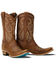 Image #1 - Lane Women's Sandaga Midi Western Boots - Snip Toe, Brown, hi-res