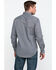 Tin Haul Men's Metal Logo Print Long Sleeve Western Shirt , Grey, hi-res