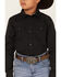 Image #3 - Cody James Boys' Print Long Sleeve Snap Western Shirt, Grey, hi-res