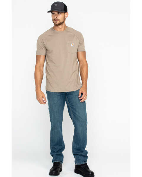 Image #6 - Carhartt Men's Force Cotton Short Sleeve Work T-Shirt , , hi-res