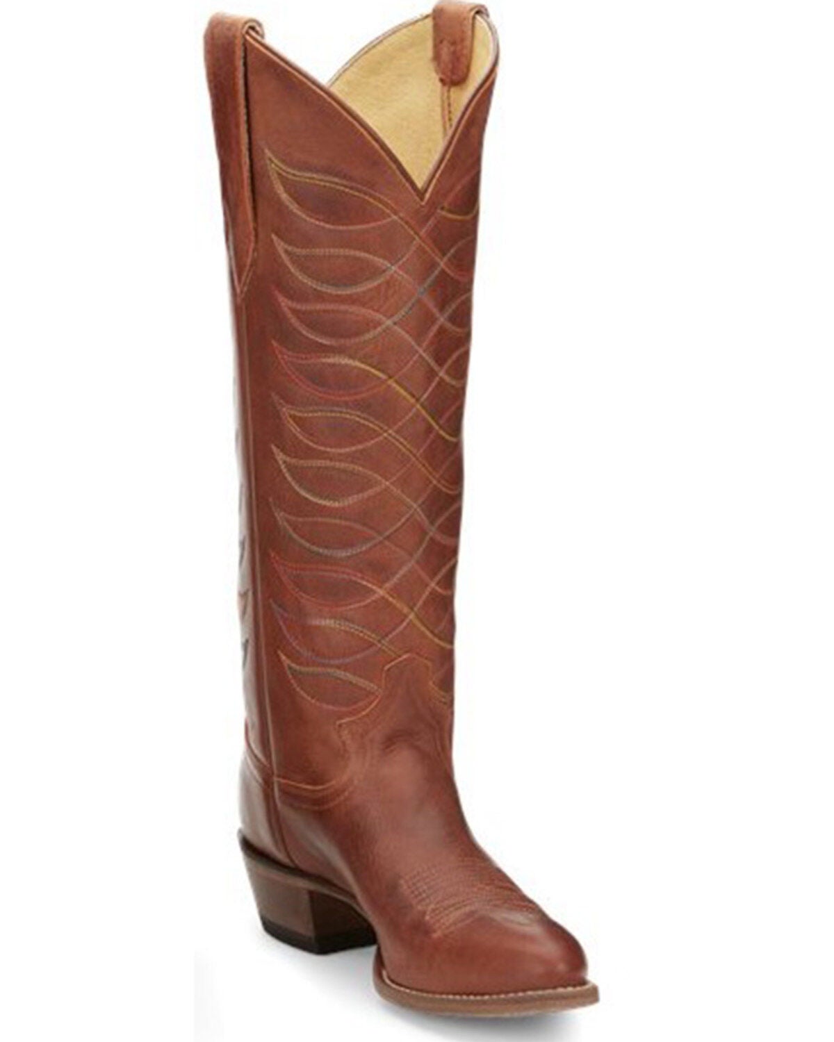 Justin Women's Whitley Western Boots - Snip Toe, Rust Copper, hi-res