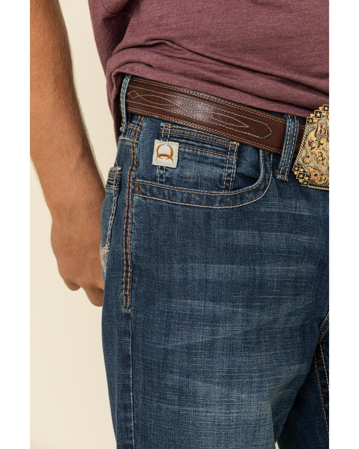Image #5 - Cinch Men's Grant Performance Medium Relaxed Bootcut Jeans, , hi-res