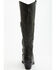 Image #5 - Italian Cowboy Women's Bolt Overlay Tall Western Boots - Snip Toe, Dark Grey, hi-res