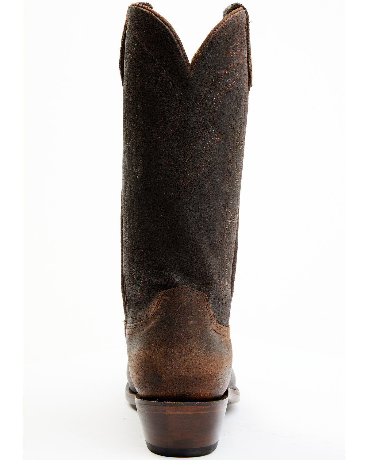Image #5 - Lucchese Men's Brazos Western Boots - Square Toe, Brown, hi-res