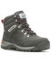 Image #1 - Wolverine Men's Chisel 6" Waterproof Work Boots - Steel Toe, Black, hi-res