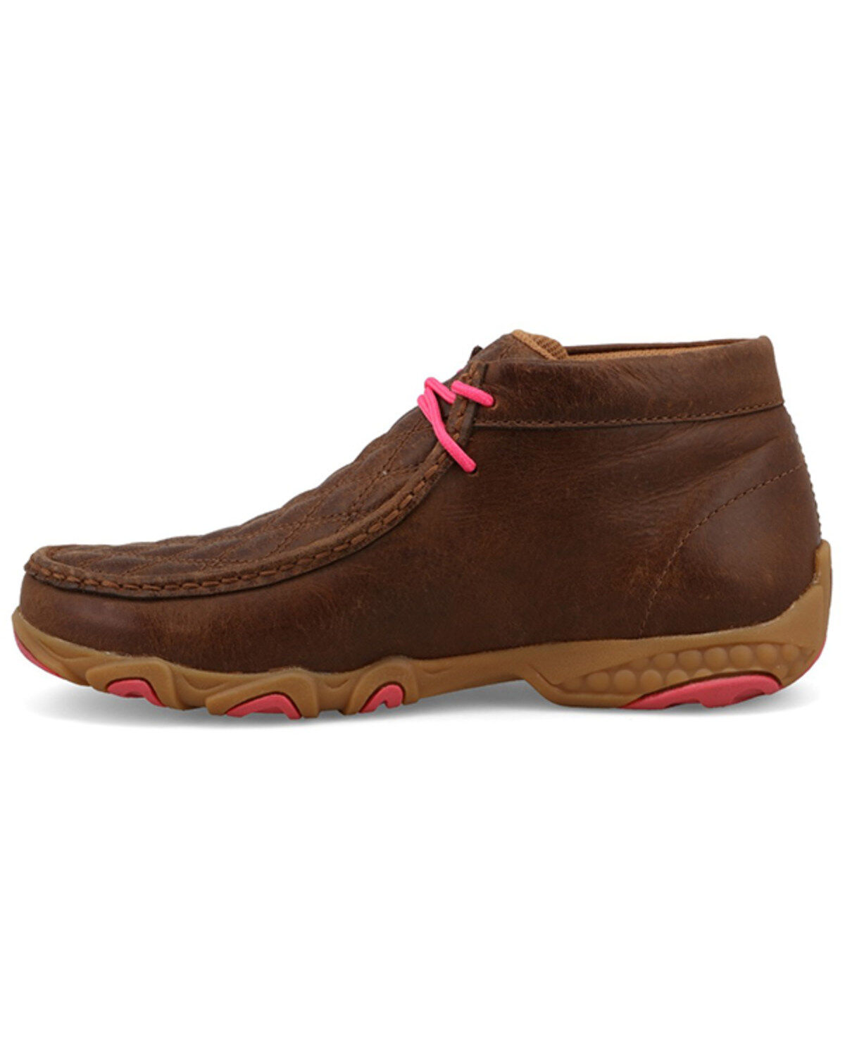 Image #3 - Twisted X Women's Tough Enough to Wear Pink Chukka Driving Mocs, Brown, hi-res