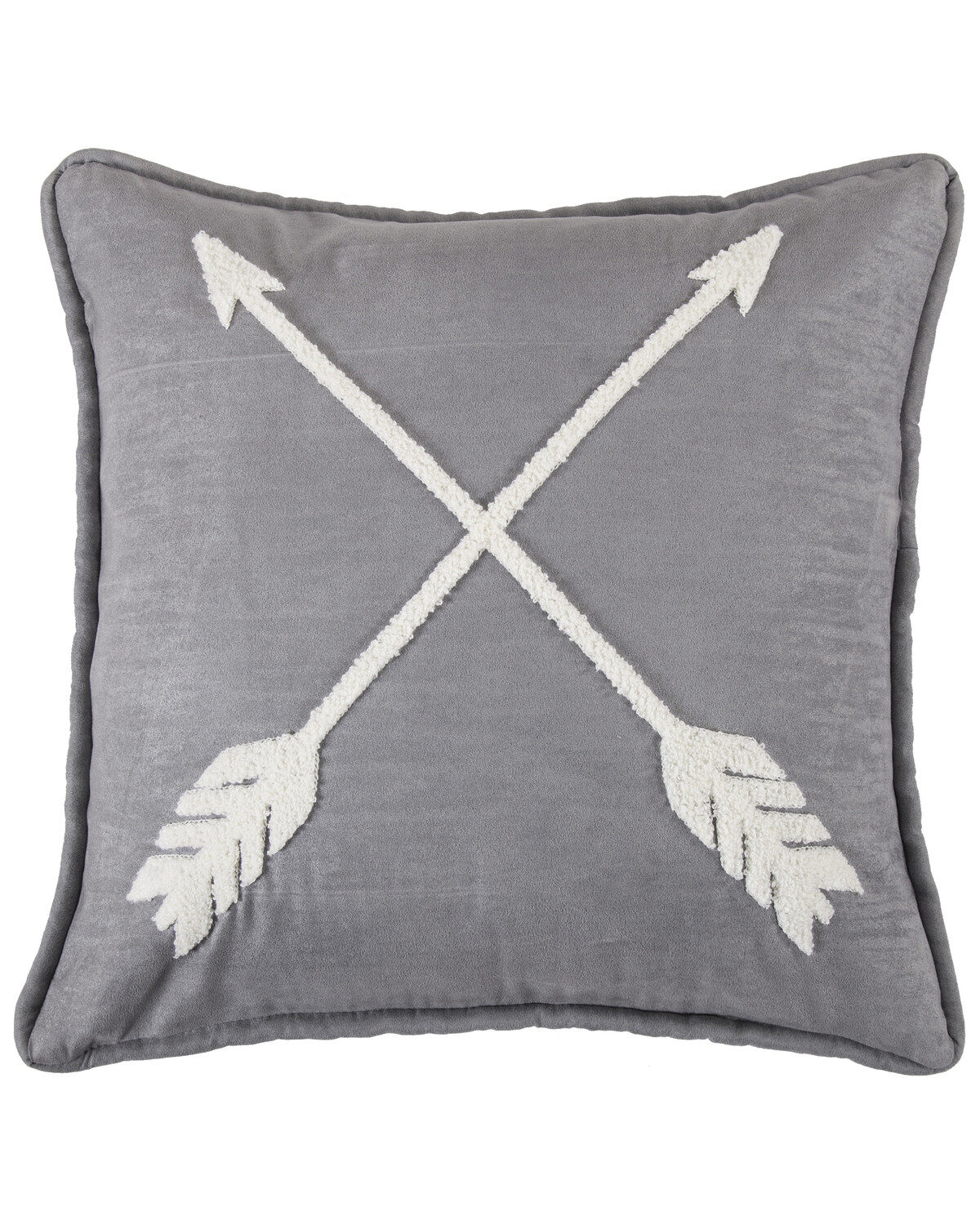 Image #1 - HiEnd Accents Free Spirit Arrow Pillow, Grey, hi-res