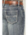 Image #4 - Rock & Roll Denim Men's Double Barrel Medium Wash Relaxed Bootcut Rigid Denim, Dark Medium Wash, hi-res