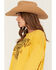Image #2 - Daydreamer Women's Morgan Wallen Eagle Meet & Greet Long Sleeve Graphic Tee, Yellow, hi-res