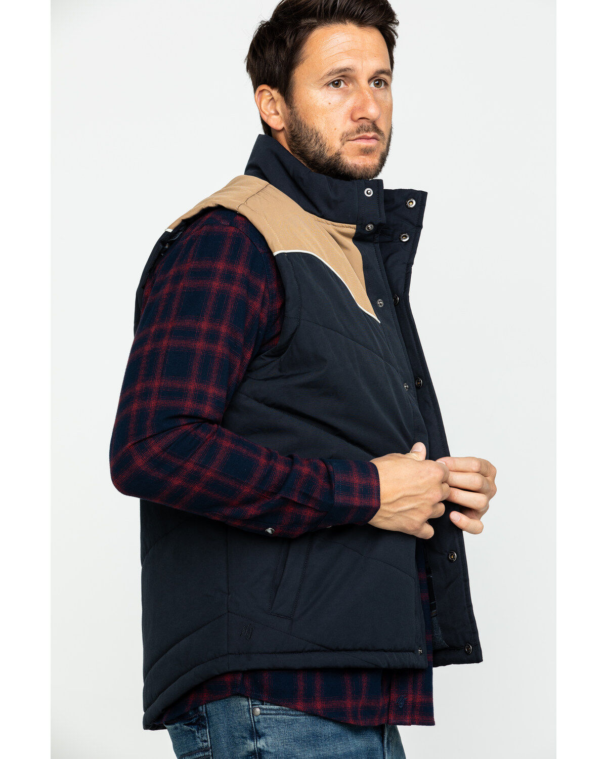 Image #3 - Moonshine Spirit Men's Gold Digger Puffer Vest, , hi-res