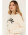 Image #2 - Wrangler Women's Cowgirl Hoodie, Cream, hi-res