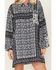 Jen's Pirate Booty Women's Roma Storm Lockhart Floral Print Ruffle Dress, Black, hi-res