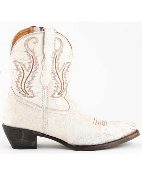 Image #2 - Ferrini Women's Molly Western Boots - Snip Toe , White, hi-res