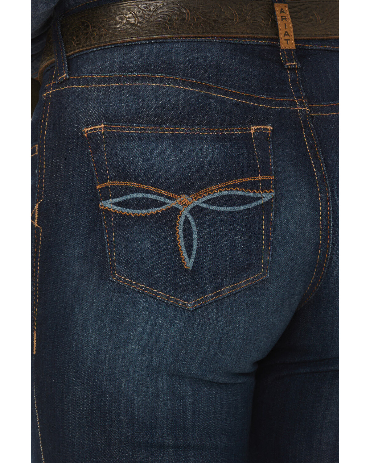 Product Name:  Ariat Women's Julianna Dark Wash Perfect Rise Trouser Stretch Denim Jeans