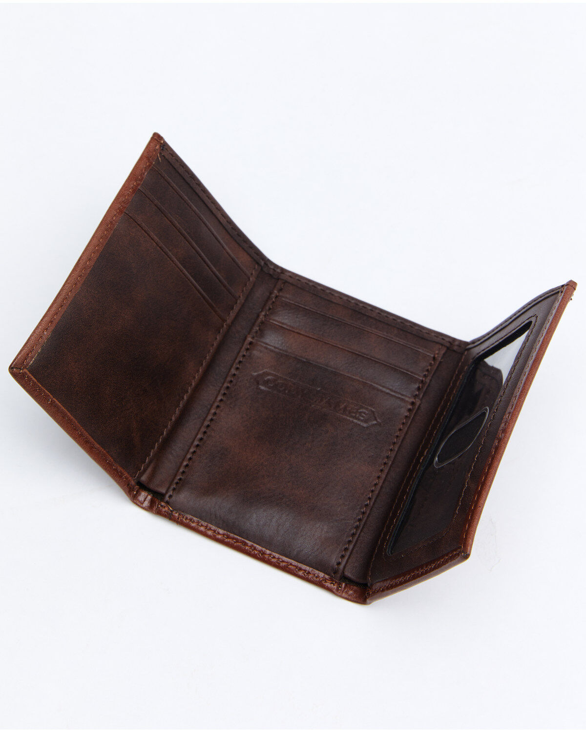 Image #2 - Cody James Men's Hair-On Trifold Wallet, Brown, hi-res