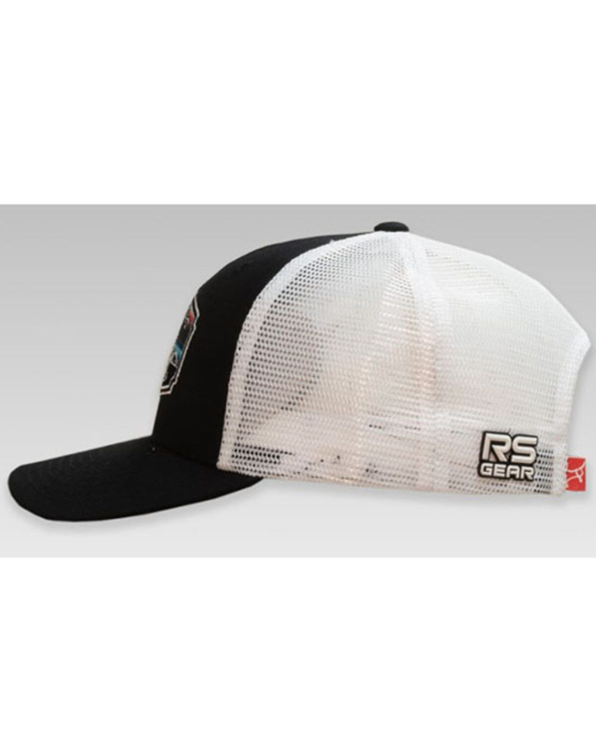 Image #3 - RopeSmart Men's Black & White Serape Embroidered Logo Patch Mesh-Back Ball Cap, Black, hi-res