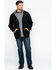 Image #5 - Hawx Men's Zip-Front Thermal Lined Hooded Jacket - Tall , Black, hi-res