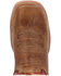 Image #6 - Durango Men's PRCA Collection Bison Western Boots - Broad Square Toe, Tan, hi-res