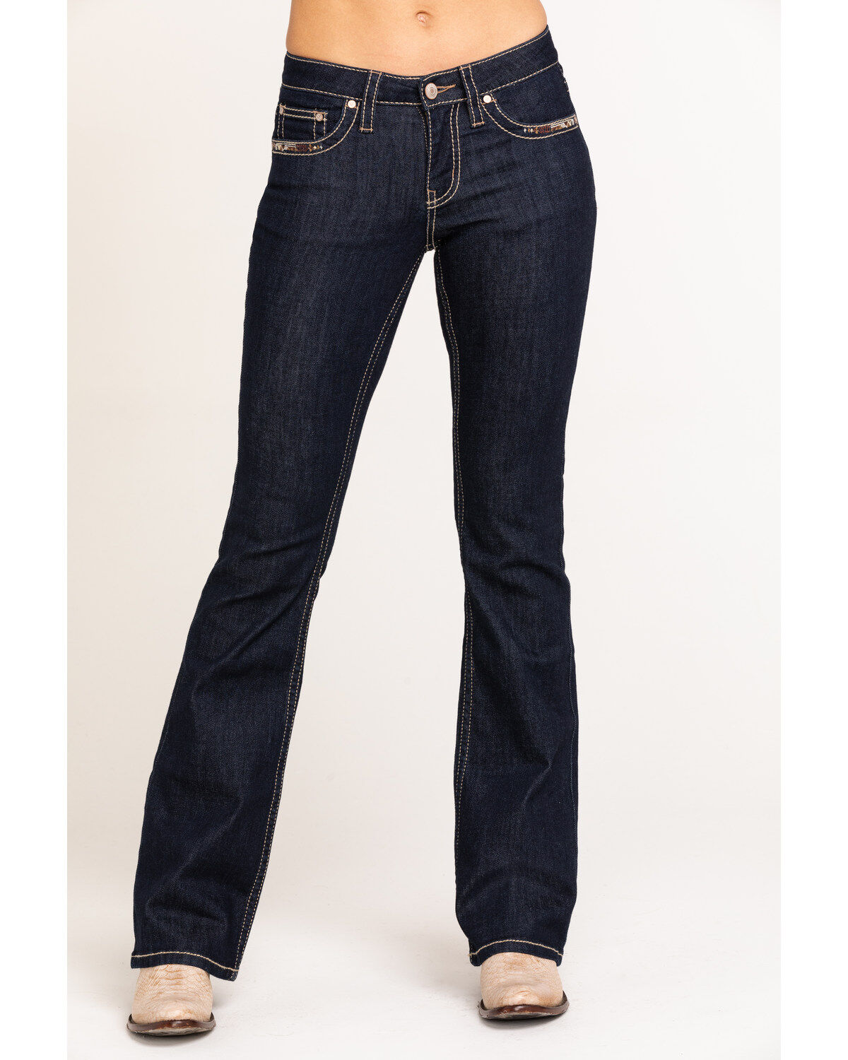 Image #2 - Shyanne Women's Dark Basic Bootcut Jeans, , hi-res