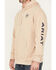 Ariat Men's Logo Hooded Sweatshirt, Tan, hi-res