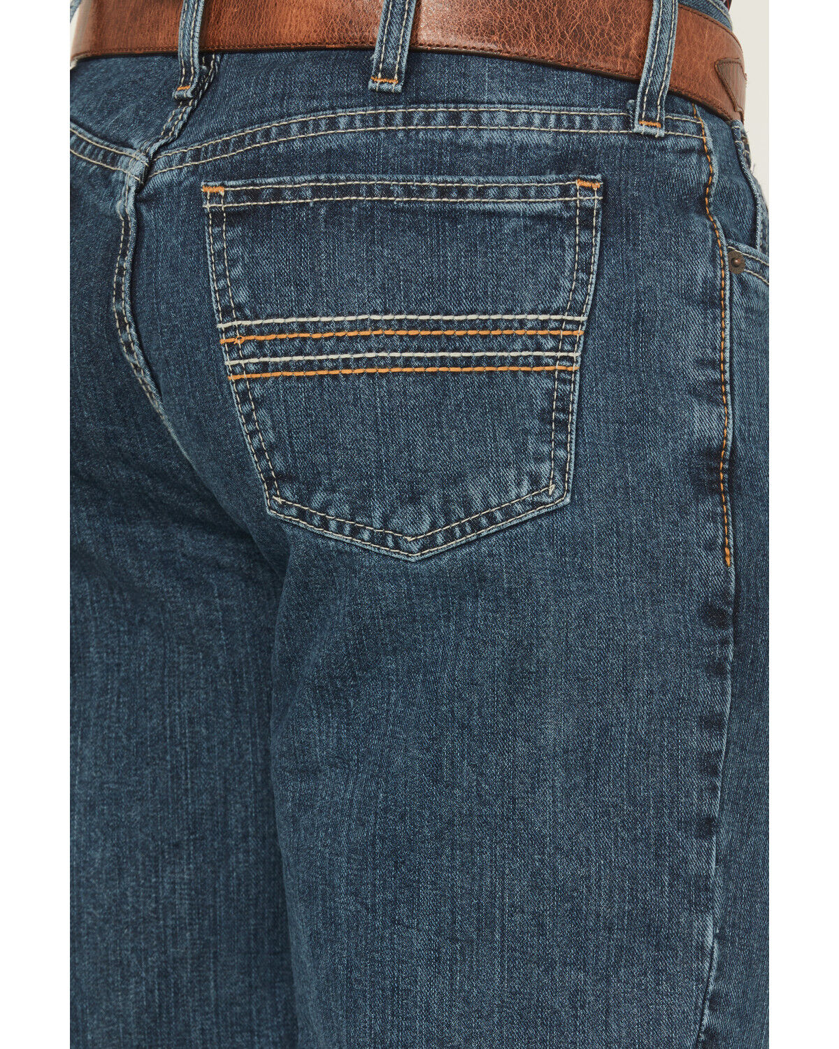 Image #4 - Cinch Silver Label Straight Leg Jeans, Blue, hi-res