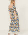 Image #4 - Wild Moss Women's Floral Print Midi Dress, Black, hi-res