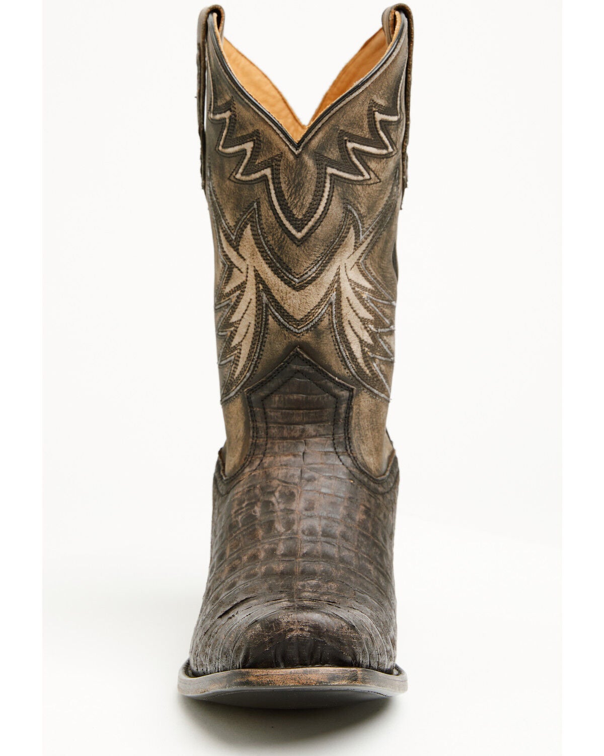 Image #4 - Cody James Black 1978&reg; Men's The Alston Exotic Caiman Belly Western Boots - Square Toe, Brown, hi-res