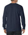 Image #2 - Dickies Men's Long Sleeve Heavyweight Crew Neck Tee, Navy, hi-res