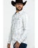 Image #3 - Moonshine Spirit&reg; Men's Tiki Torch Striped Dobby Print Long Sleeve Western Shirt, , hi-res