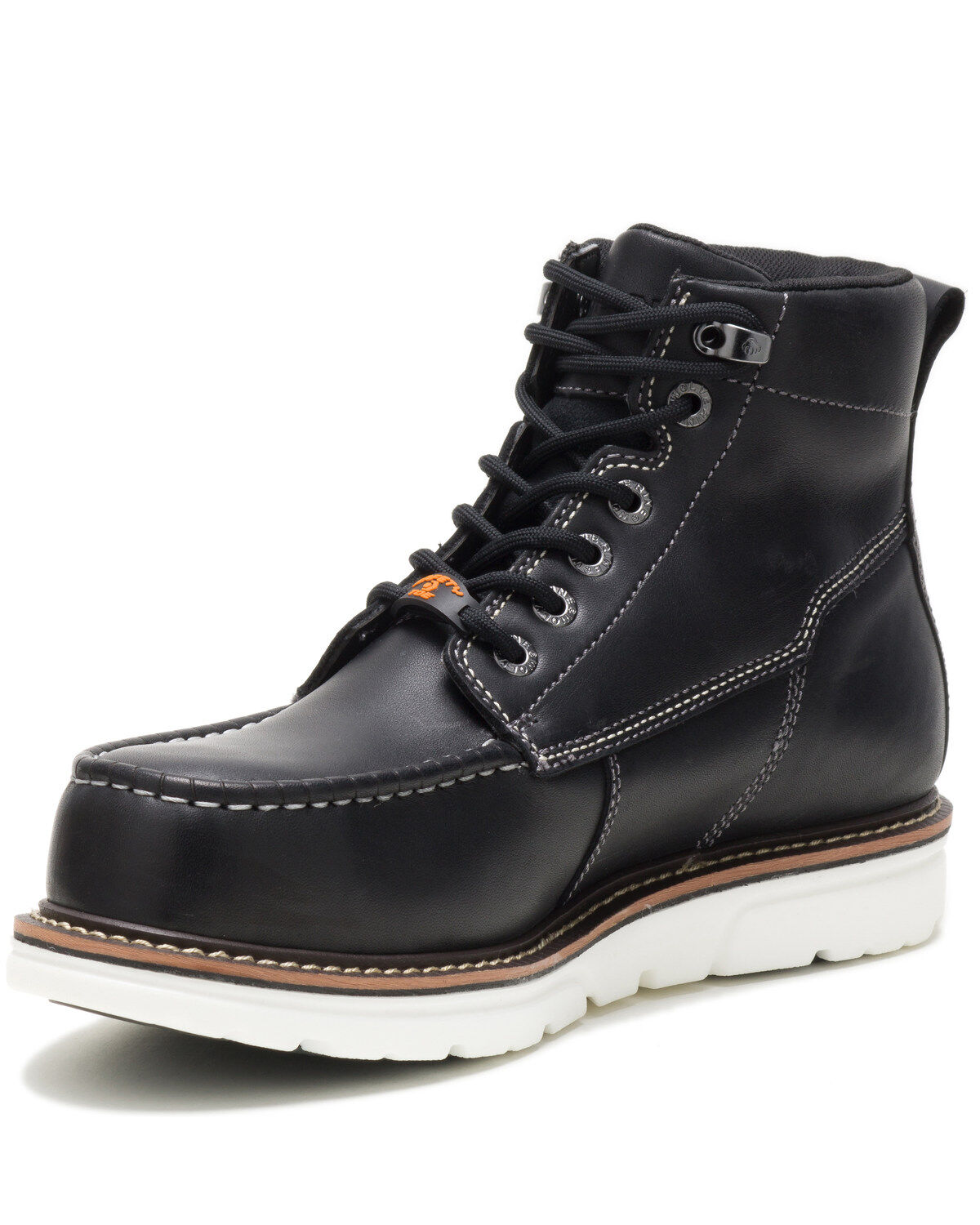Image #3 - Wolverine Men's I-90 Durashocks Work Boots - Soft Toe, Black, hi-res