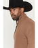 Image #2 - Cody James Black 1978® Men's Parker Solid 1/4 Zip Pullover Sweater, Camel, hi-res