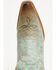 Image #6 - Corral Women's Floral Embroidered Tall Western Boots - Snit Toe, Mint, hi-res