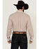 Image #4 - Ariat Men's Ike Geo Print Long Sleeve Button-Down Western Shirt, White, hi-res
