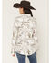 Image #4 - Wrangler Retro Women's Floral Horse Conversational Print Long Sleeve Snap Western Shirt, Cream, hi-res