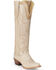 Image #1 - Justin Women's Verlie Vintage Tall Western Boots - Snip Toe, Cream, hi-res