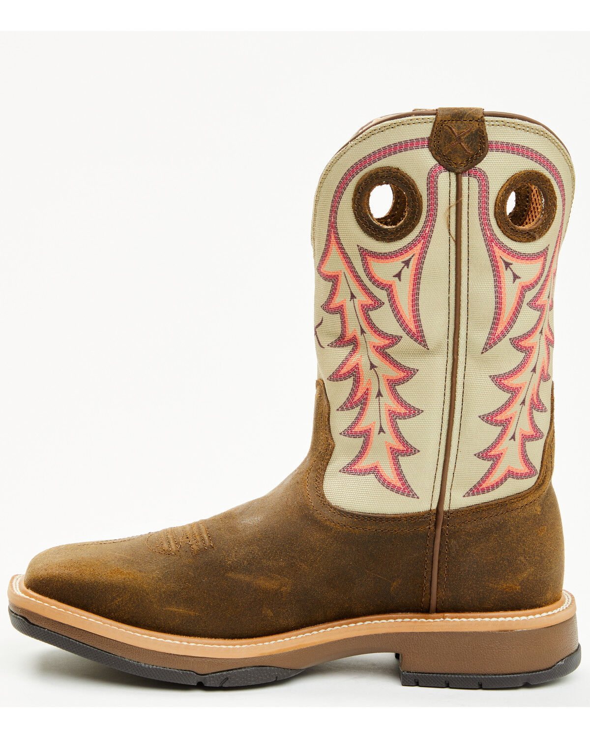 Image #3 - Twisted X Men's Horseman Western Boots - Broad Square Toe, Brown, hi-res