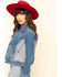 Image #5 - Lee Women's Contrast Denim Seamed Jacket, Blue, hi-res