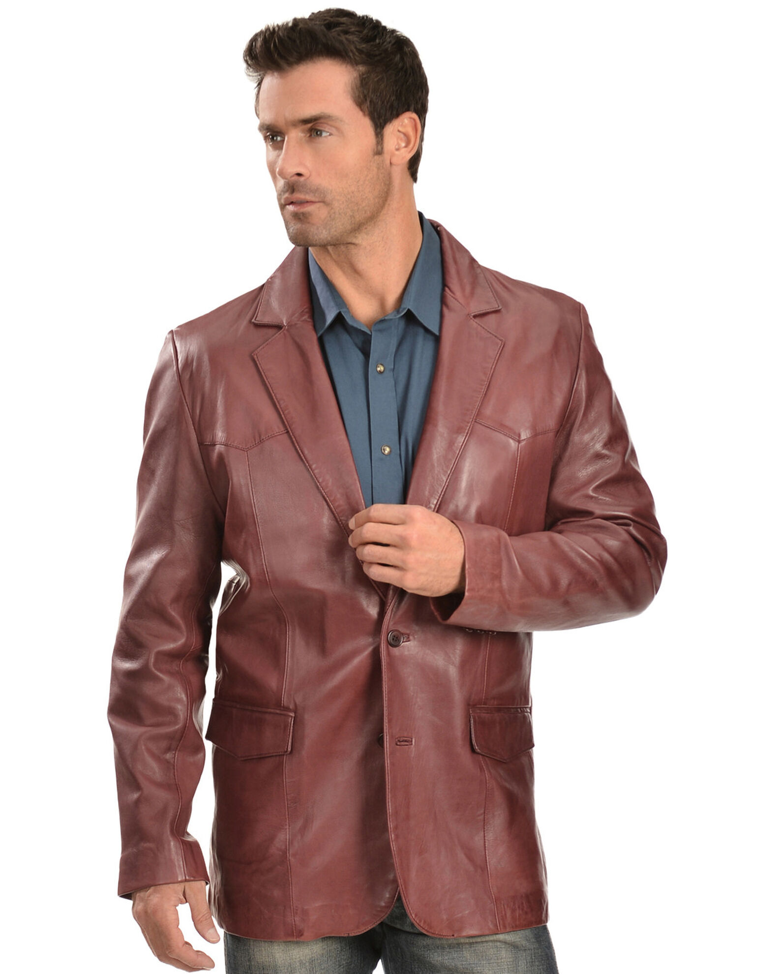 Scully lamb leather jacket store