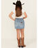 Image #3 - Wrangler Girls' Light Wash Denim Skirt, , hi-res