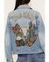 Image #1 - Idyllwind Women's Light Wash Wild Spirit Embroidered Denim Jacket, , hi-res